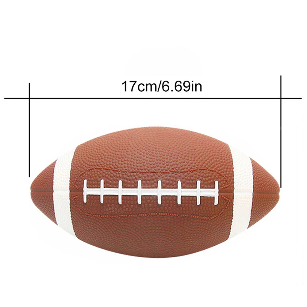 American Football, Anti-Slip Small Rugby Ball with Inflator, Children Game Ball