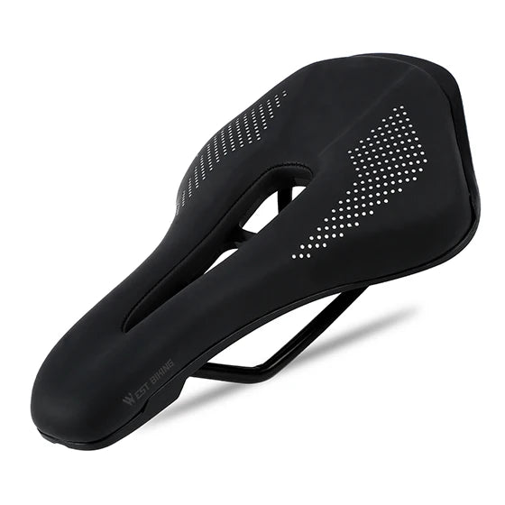 Bicycle Saddle, Hollow Breathable Road Bike Seat, Ultralight Shockproof Cycling Seat Cushion