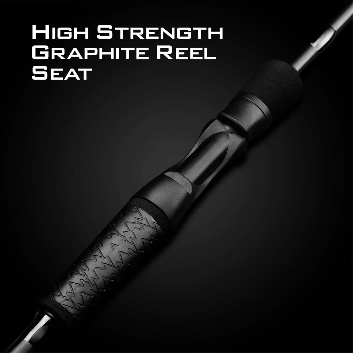 High Performance Fishing Rod and Reel Combo, Graphite 2-Piece, Lightweight Spinning & Baitcaster, Aluminum Spool