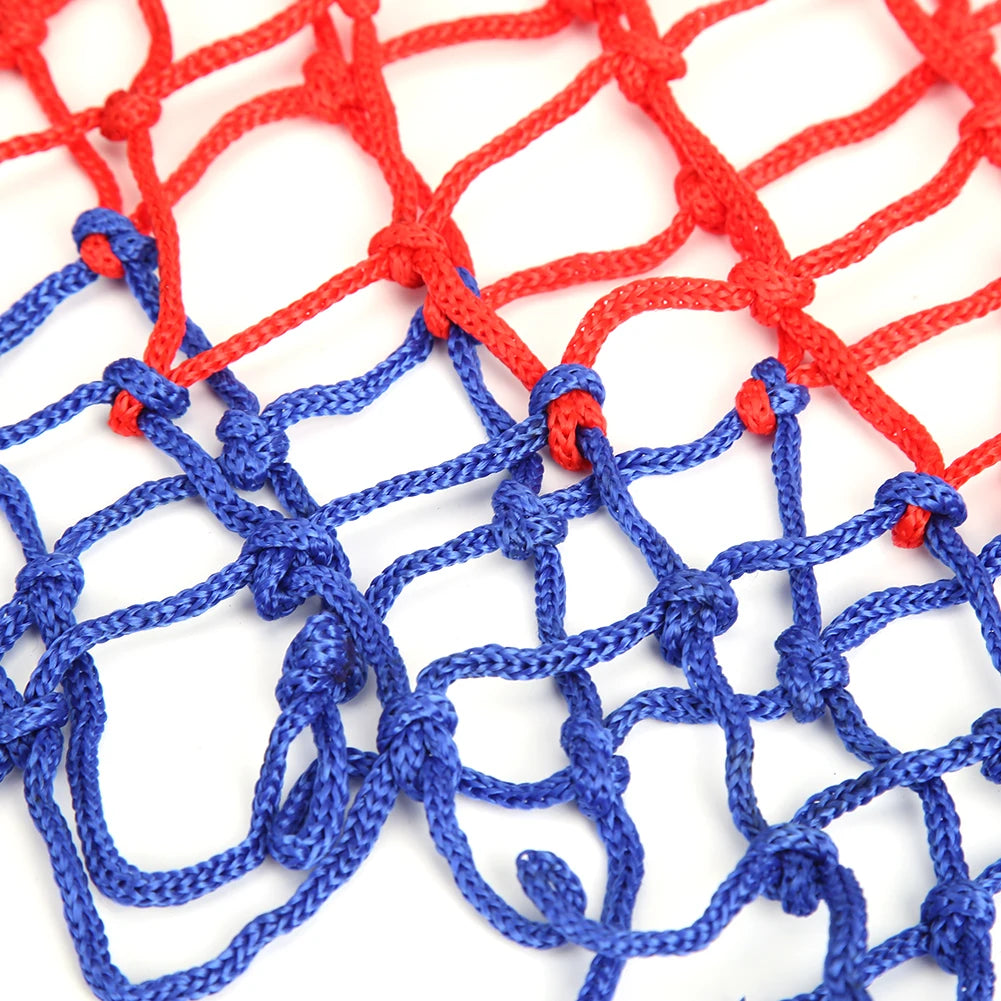 Basketball Net Red+White+Blue, All-Weather Net
