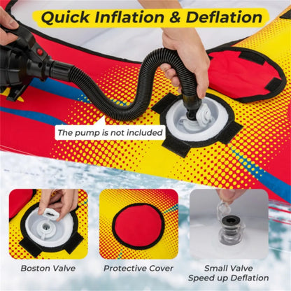 Double Inflatable, Tow Kayak, Enhanced Water Fun for Thrilling Water Adventures