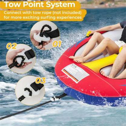 Double Inflatable, Tow Kayak, Enhanced Water Fun for Thrilling Water Adventures