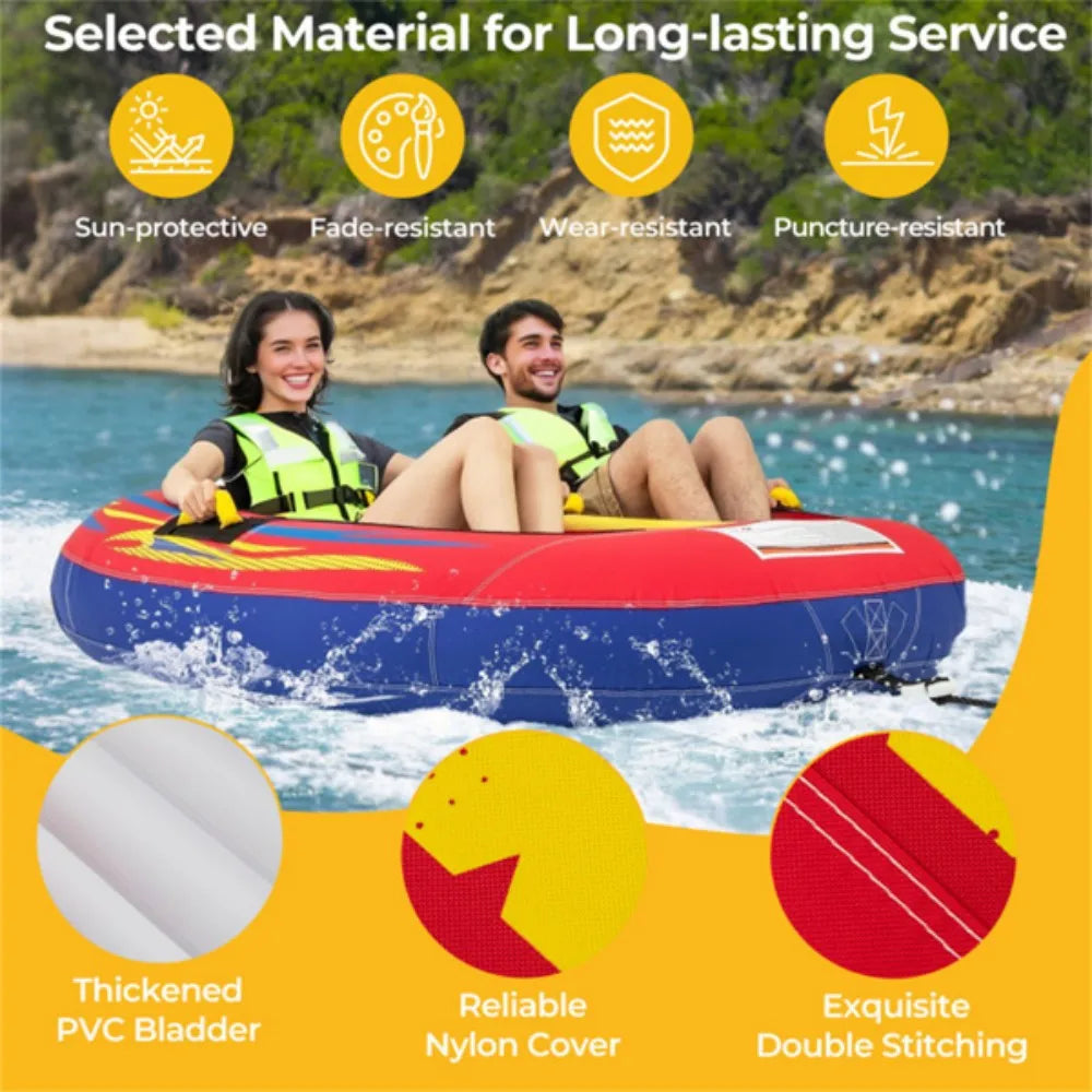 Double Inflatable, Tow Kayak, Enhanced Water Fun for Thrilling Water Adventures