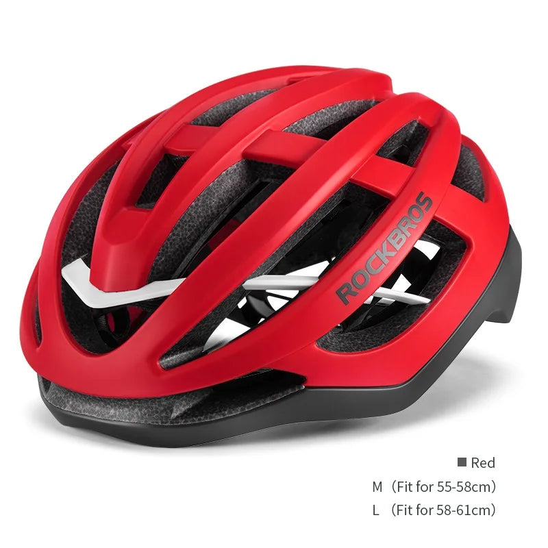 Bike Helmet, Road Cycling Helmet, Integrally-Molded Men or Women Breathable Ventilation, Ultralight