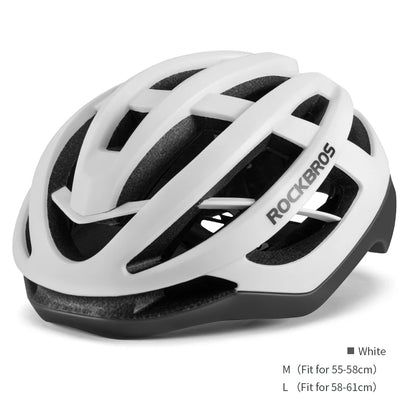 Bike Helmet, Road Cycling Helmet, Integrally-Molded Men or Women Breathable Ventilation, Ultralight