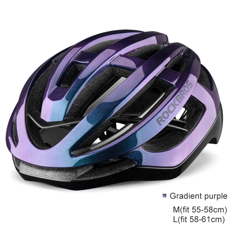 Bike Helmet, Road Cycling Helmet, Integrally-Molded Men or Women Breathable Ventilation, Ultralight
