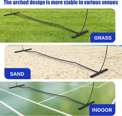 Volleyball Net, 14FT Adjustable Height with Portable Carry Bag