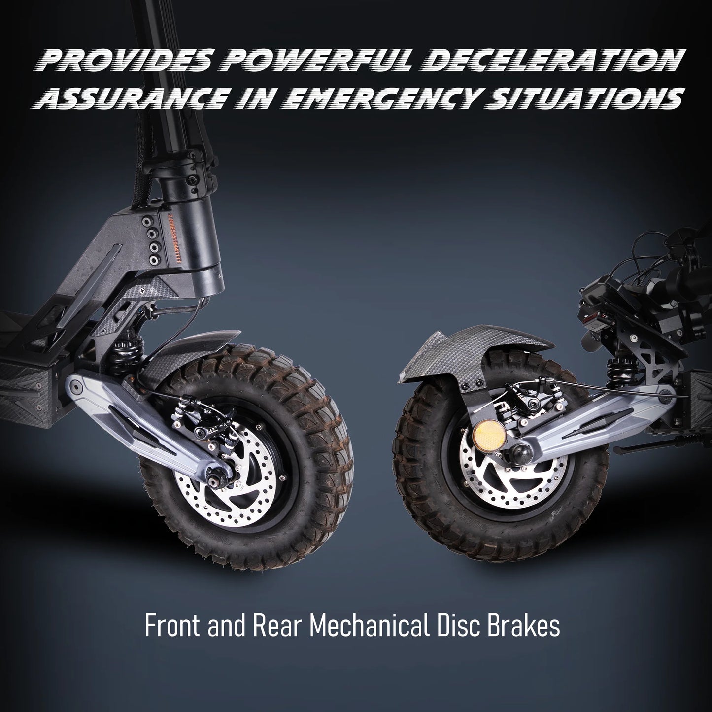 Electric Scooter, Dual 4000W Motor, 45MPH Fast E-Scooter, 60V 27Ah, Heavy Duty 11" Off-Road Vacuum Tires 330lbs, Foldable