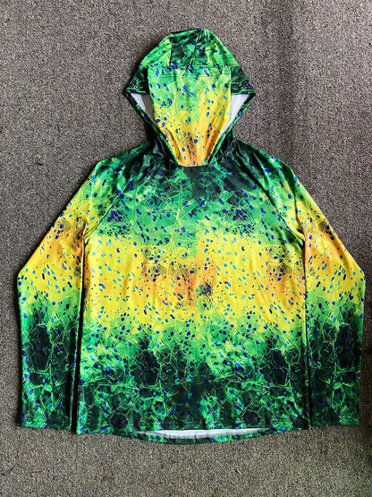 Fishing, Hunting Hoodie, Sailing Shirt, Men's Long Sleeve, Sun Protection