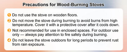 Wood Burning Firepit, Large Stainless Steel, Smokeless Camping Stove w/ Carry Bag,