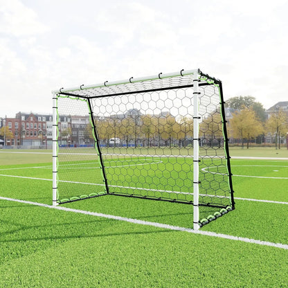 Soccer Goal, 7x5Ft Net, Rebounder, Steel Frame