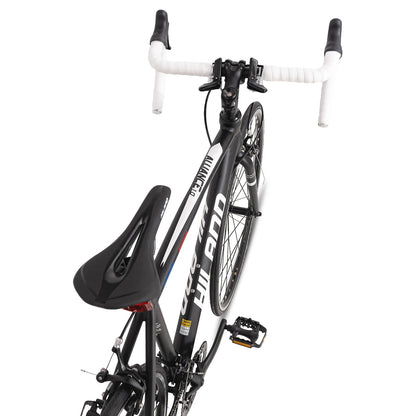 700c Road Bike, 14 Speeds, Lightweight Aluminum Frame, Racing or Road Bike, Unisex