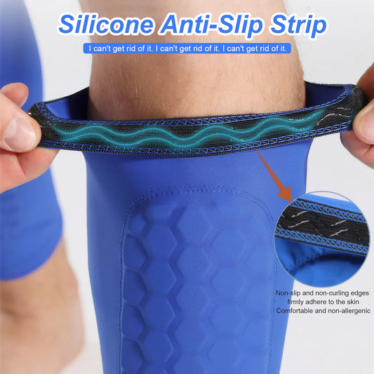 Shin Guards, Honeycomb Pads Lightweight Calf Protective Gear