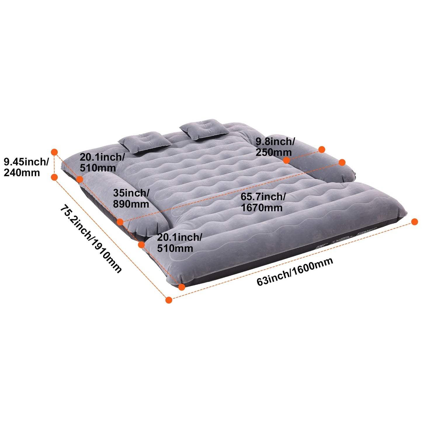 Truck Bed Air Mattress Full Size, Short Truck Beds, Inflatable Camping Bed
