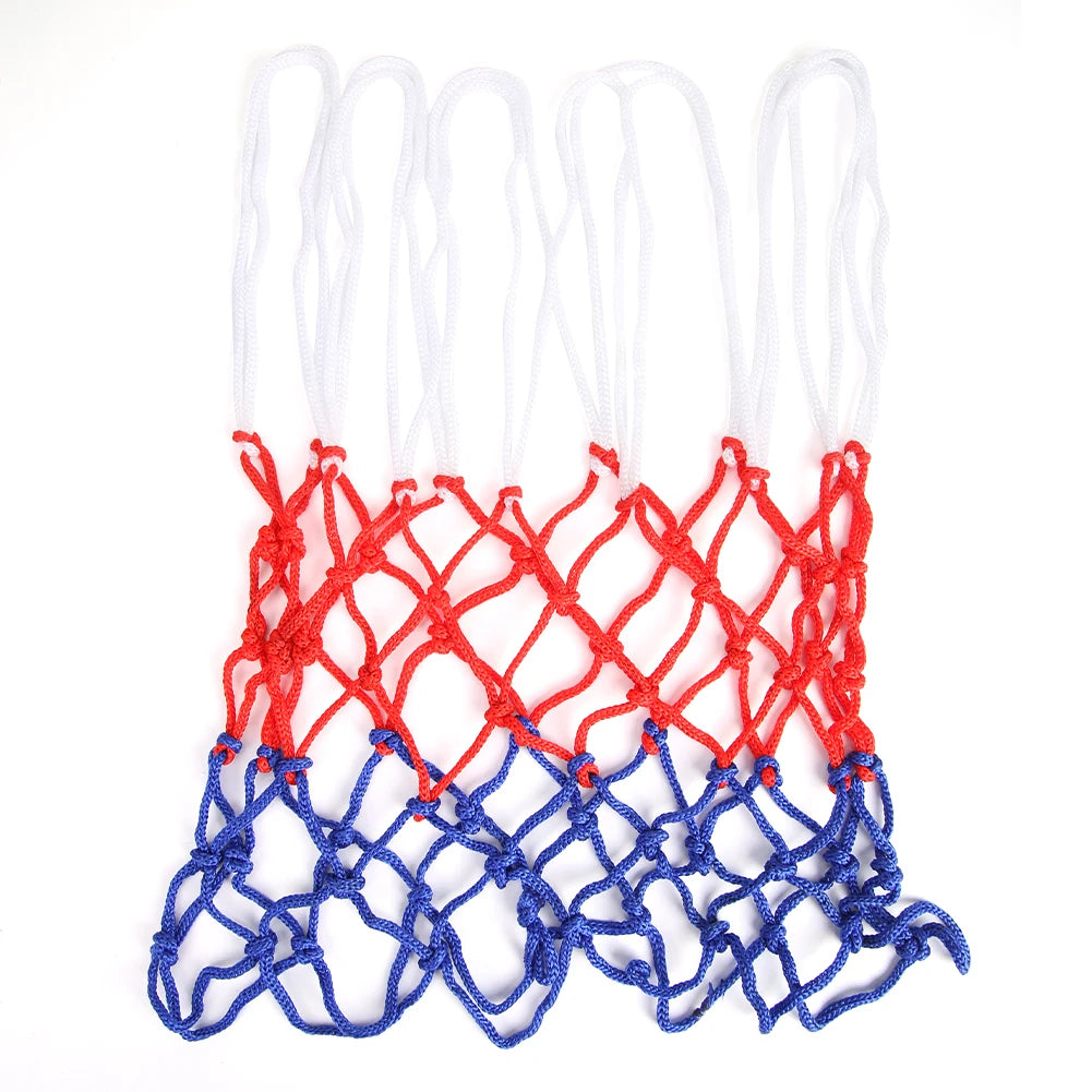 Basketball Net Red+White+Blue, All-Weather Net