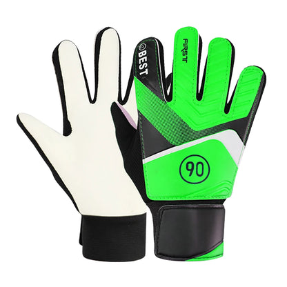 PU Breathable Latex Goalkeeper Gloves, Football Finger Protection Gloves