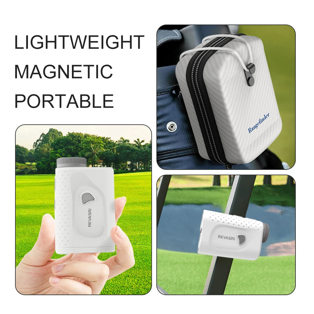 Golf Rangefinder, 1000 Yards, Angle Switch, Flag Lock Vibration, High-Precision Slope Measurement, Magnetic