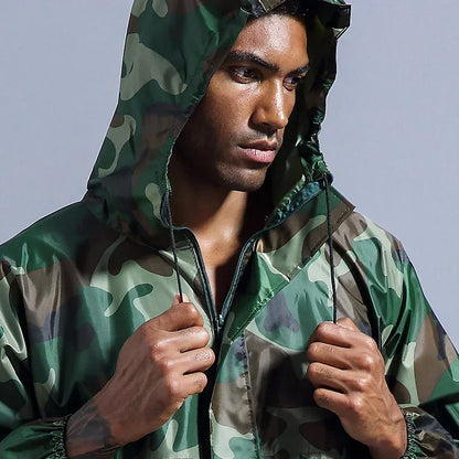 Raincoat /Conjoined Raincoat/Overalls, Men and Women, Hooded Rain Suit