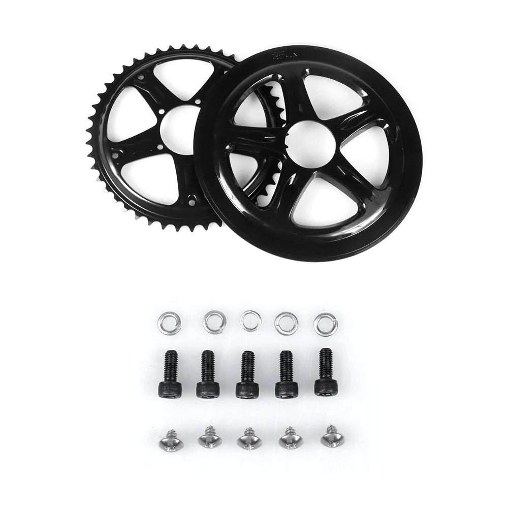 EBike Chainring, 42T 36T 44T 52T, Sprocket Chain Wheel, Aluminum Crown Offset BBS01B BBS02B BBS01 BBS02 Original Mid Motor