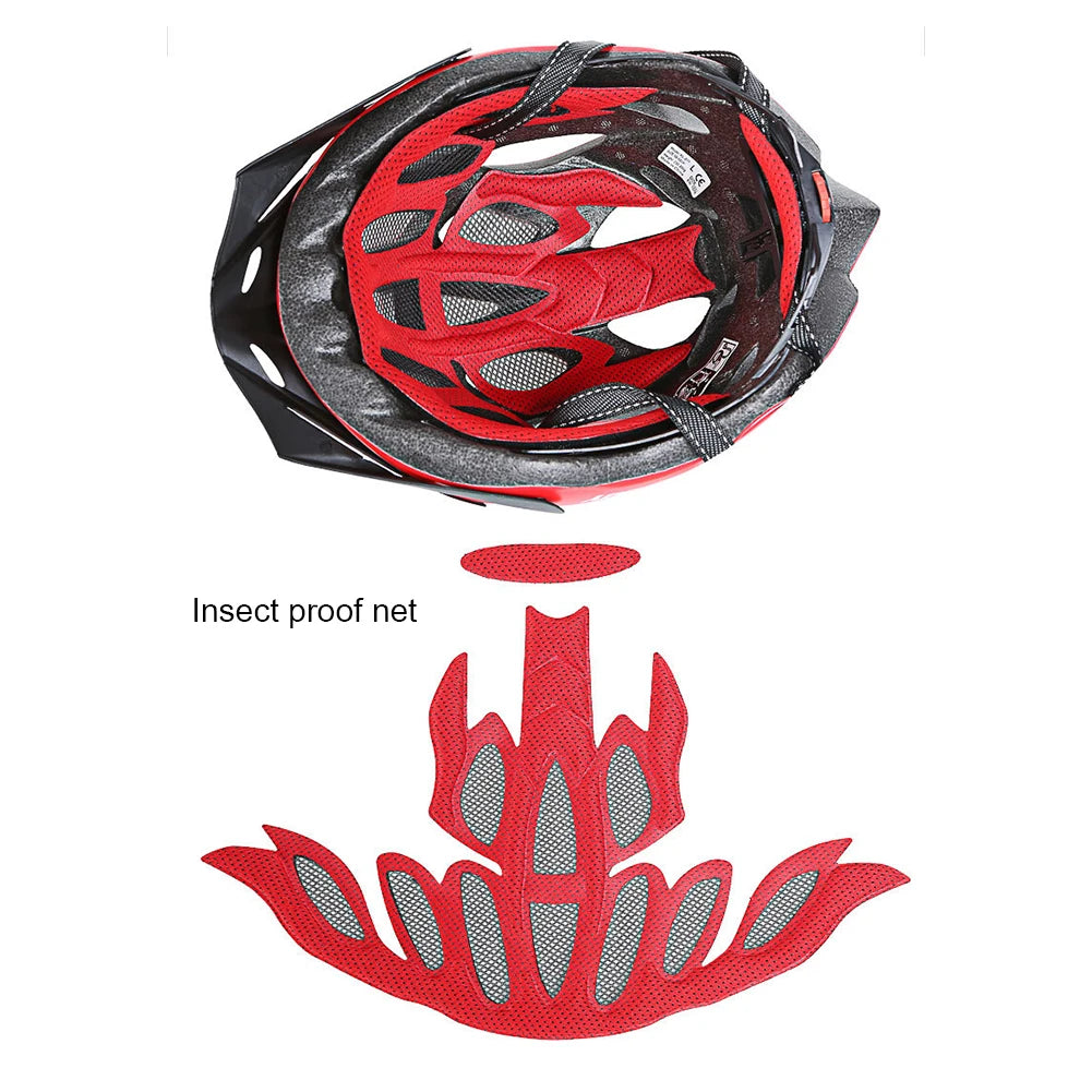 Cycling Helmet, Bicycle Safety Cap, Unisex Mountain Bike Sport Helmets, Head Protection Cycling Accessories