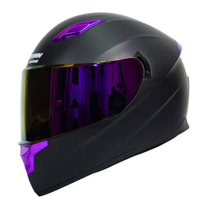 Full Face Motorcycle Helmet, Dual Lens, DOT Certified All-Season Helmet
