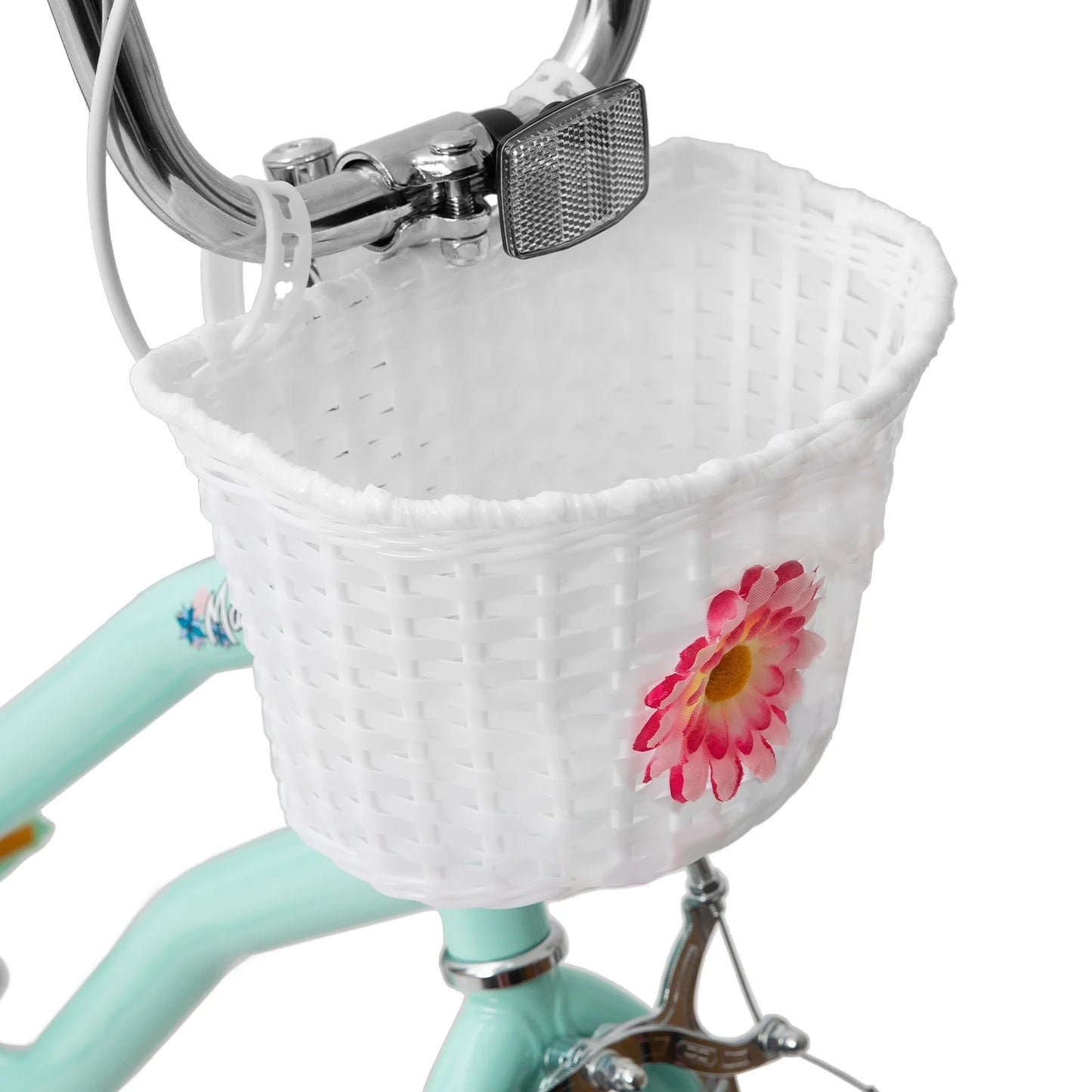 20 Inch Girls Bike w/ Training Wheels, Banana Seat, for Girls Ages 7-12 Years Old, Handbrake and Coaster Brake