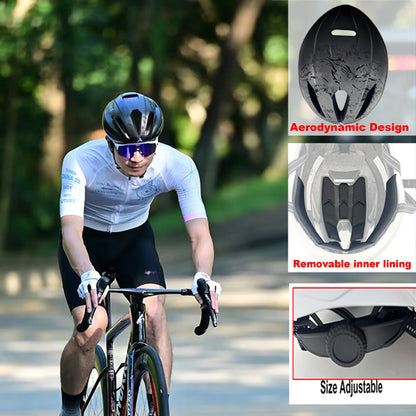 Adult Road Bike, Bicycle Helmet, Unisex, Ultralight, Large Adjustable Size