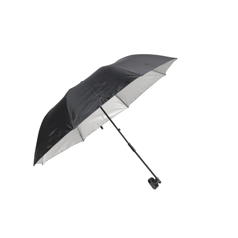 Clamp On Chair Umbrella, Flexible Shade, Portable Outdoor UPF 50 Waterproof, Collapsible