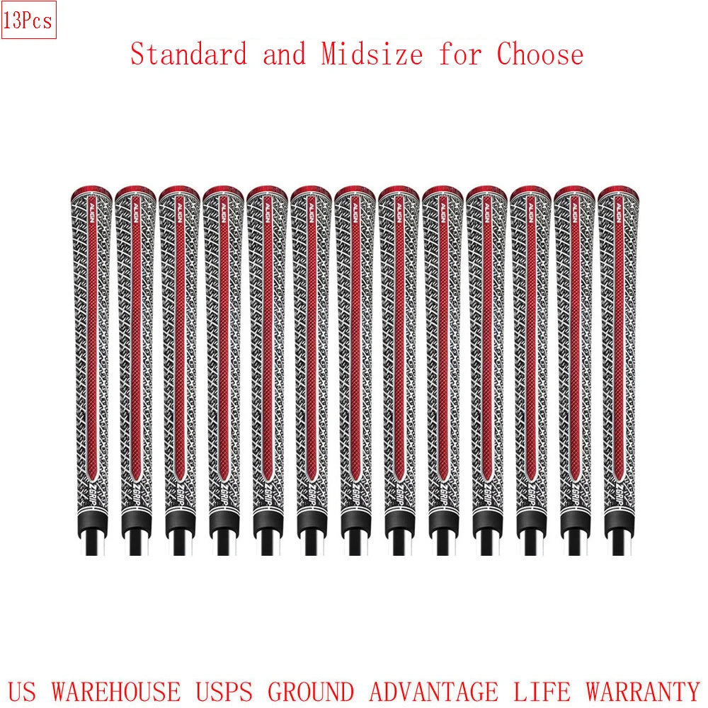 Golf Club Grips, 13PCs Standard/Midsize 60R