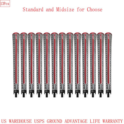 Golf Club Grips, 13PCs Standard/Midsize 60R