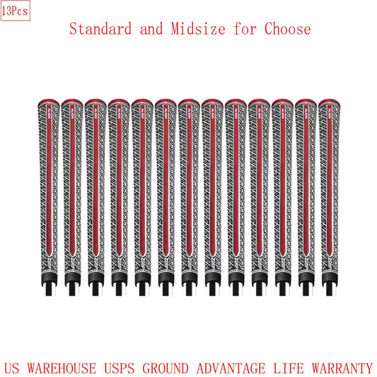 Golf Club Grips, 13PCs Standard/Midsize 60R