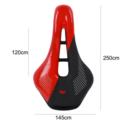 Bicycle Saddle, Hollow Breathable Road Bike Seat, Ultralight Shockproof Cycling Seat Cushion