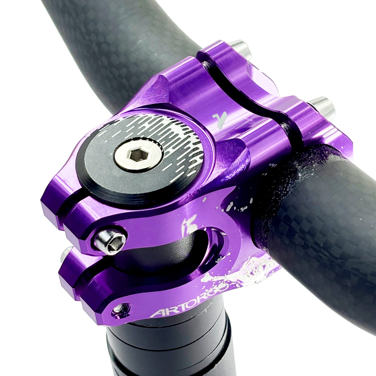 31.8mm MTB Racing Bike Stem, Aluminum Alloy, CNC Down Hill Mountain Bike Handlebar Short Stem,