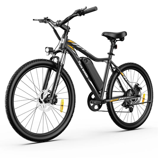 Electric Bike, 700W Peak Motor, 23 Mph Max Speed, Color LCD Display, Front Suspension