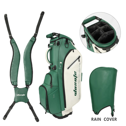 Golf Stand Bag, Lightweight for Men & Women, 14/6 Way Dividers, 6 Way Top Dual Strap w/ Stand