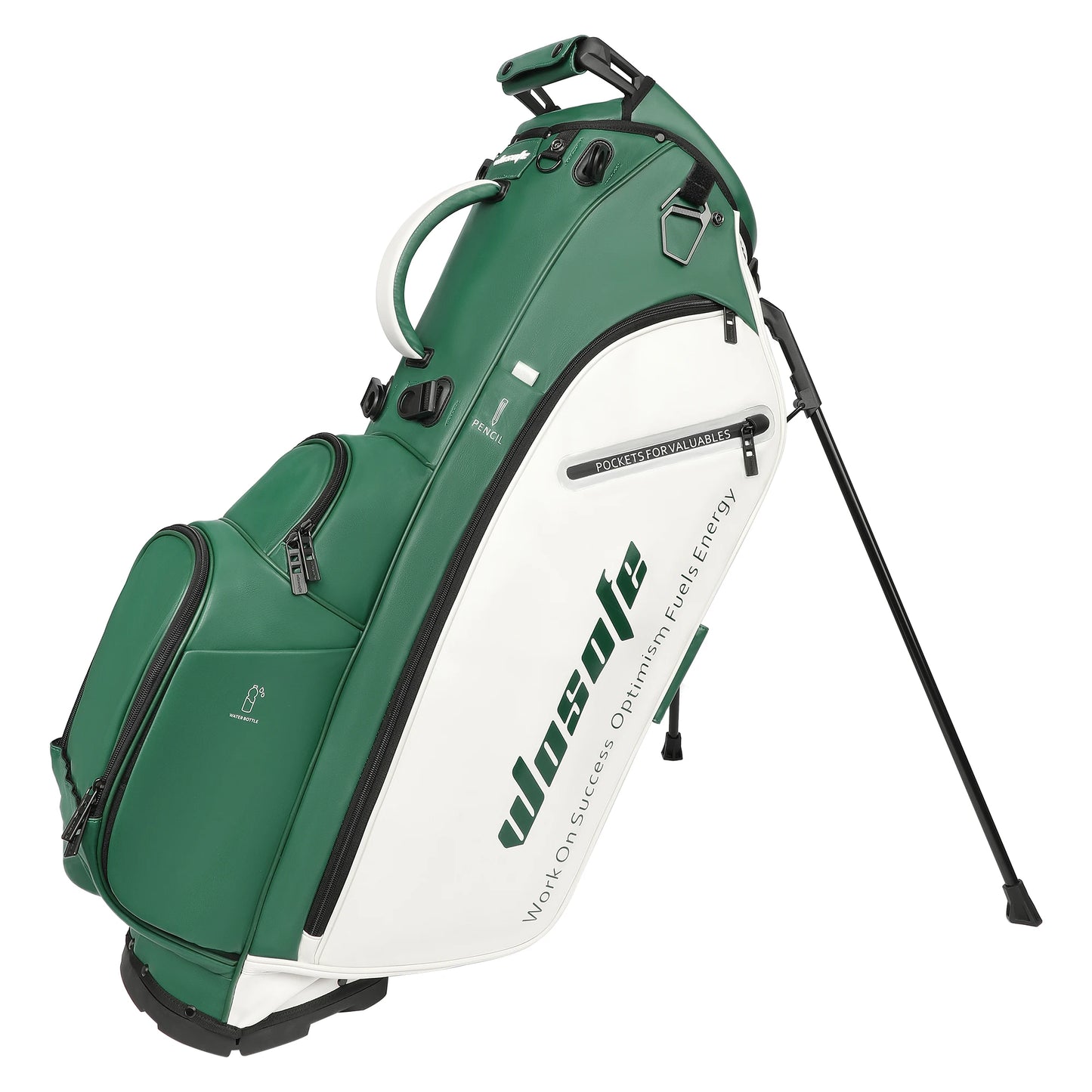 Golf Stand Bag, Lightweight for Men & Women, 14/6 Way Dividers, 6 Way Top Dual Strap w/ Stand