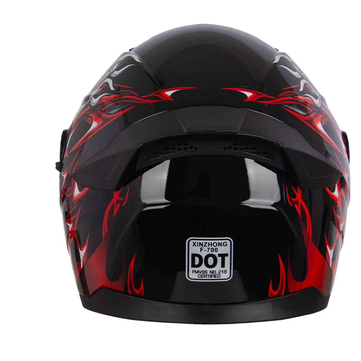 Motorcycle Helmet, DOT Certified Full Face, Unisex Helmet w/ Built In Sun Visor and Clear Outer Visor