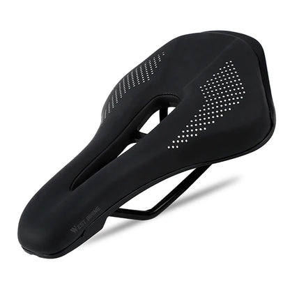 Bicycle Saddle, Hollow Breathable Road Bike Seat, Ultralight Shockproof Cycling Seat Cushion