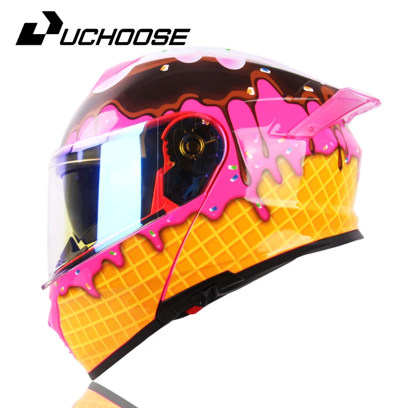 High Quality Motorcycle Helmet, DOT Approved, Unisex, Four Seasons, Motocross, Modular Flip Up Visor, Off Road