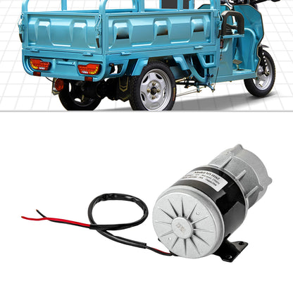 Electric Motor 250W 12V Bicycle Brushed Motor Gear Reduction, DC Motor, Electric Reductor for Scooters & E-Bikes