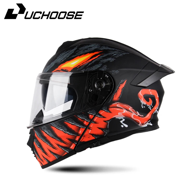 High Quality Motorcycle Helmet, DOT Approved, Unisex, Four Seasons, Motocross, Modular Flip Up Visor, Off Road