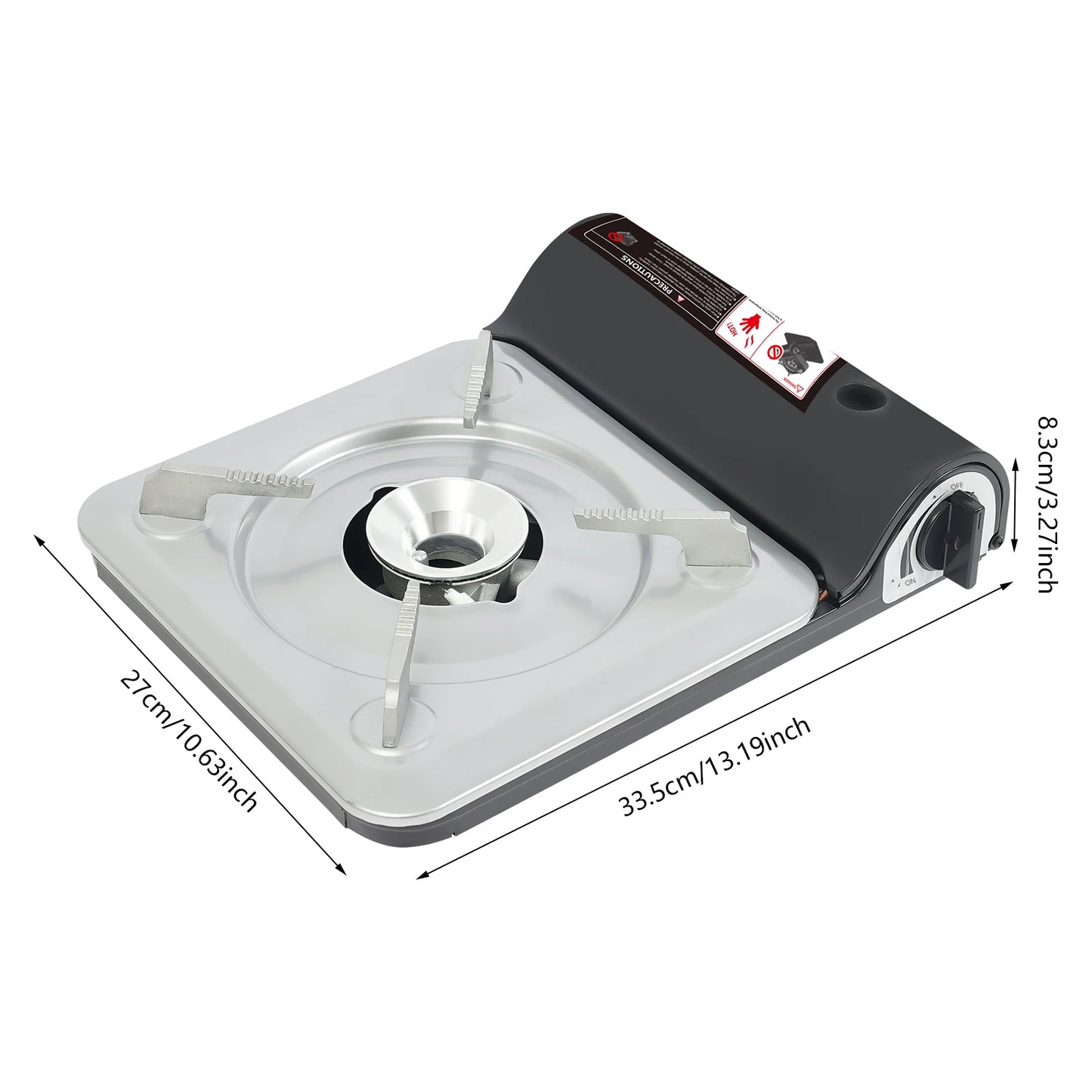 Portable Gas Stove 3500w, Adjustable Single Burner Butane Camping Stove for Indoor or Outdoor