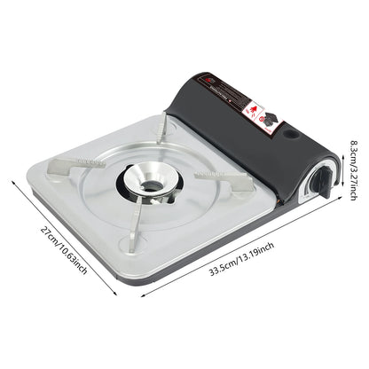 Portable Gas Stove 3500w, Adjustable Single Burner Butane Camping Stove for Indoor or Outdoor