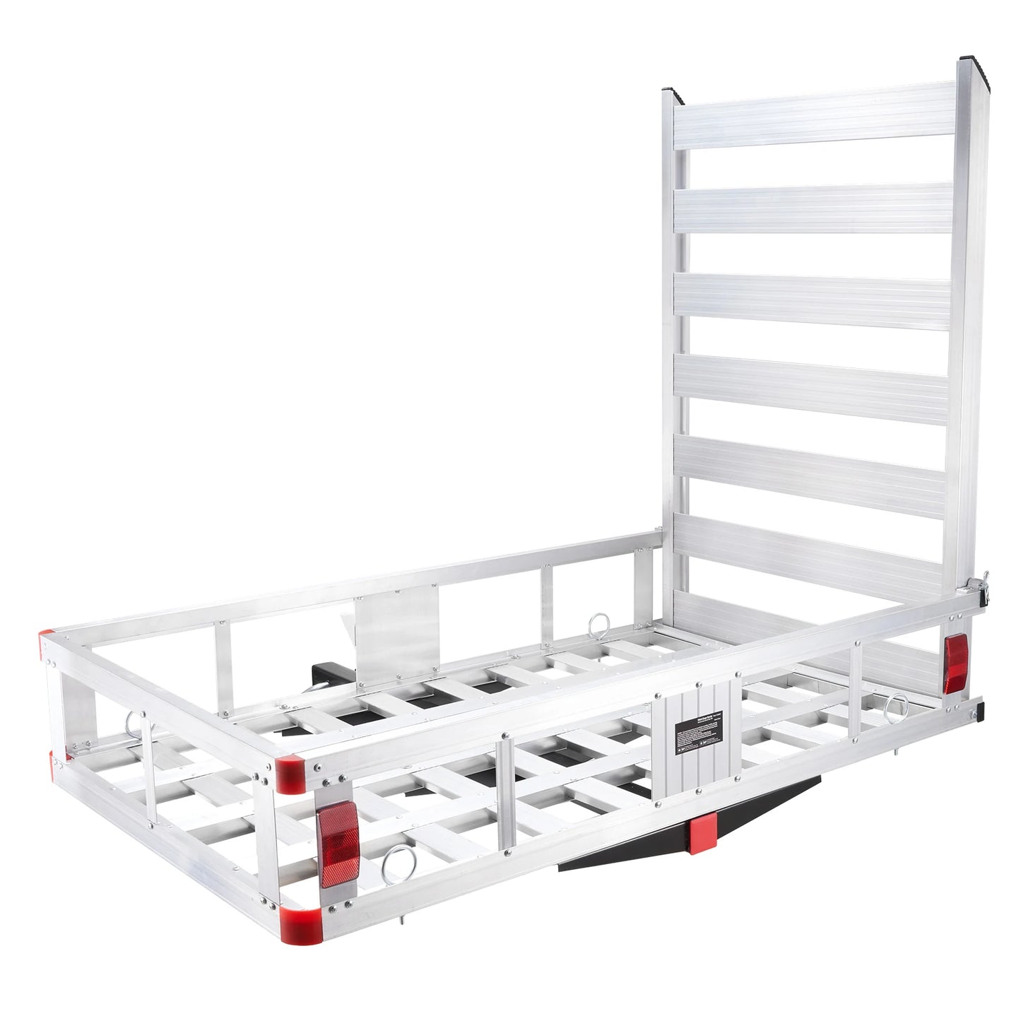 Cargo Carrier, Trailer Mount 47/53/60 in Hitch, 400/500lb Capacity  Aluminum Cargo Basket