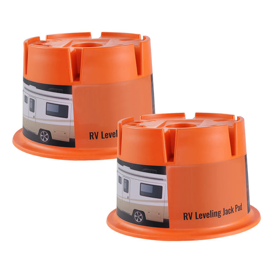 Trailer Jack Block, 2000 lbs Capacity Each, RV Leveling, High-quality RV Camper Stabilizer, 2-Pack