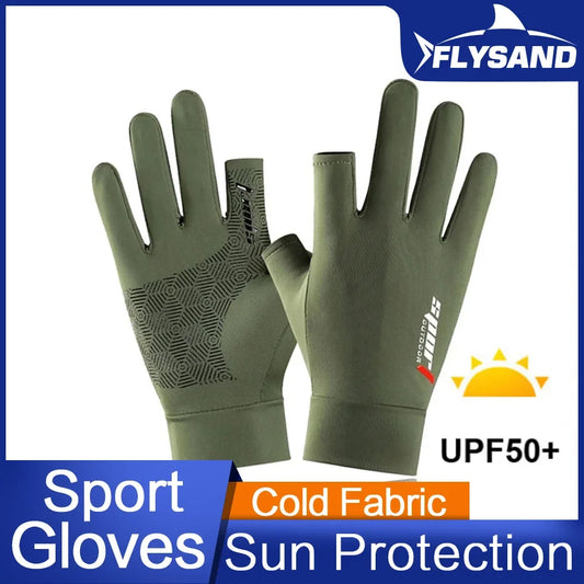 Fishing Gloves, Anti-skid, Breathable Sport Gloves, Unisex