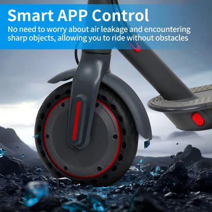 Electric Scooter, 36V 10.4Ah, Big Battery 350W, 15Miles Range, 19Mph Foldable, 8.5Inch EScooter