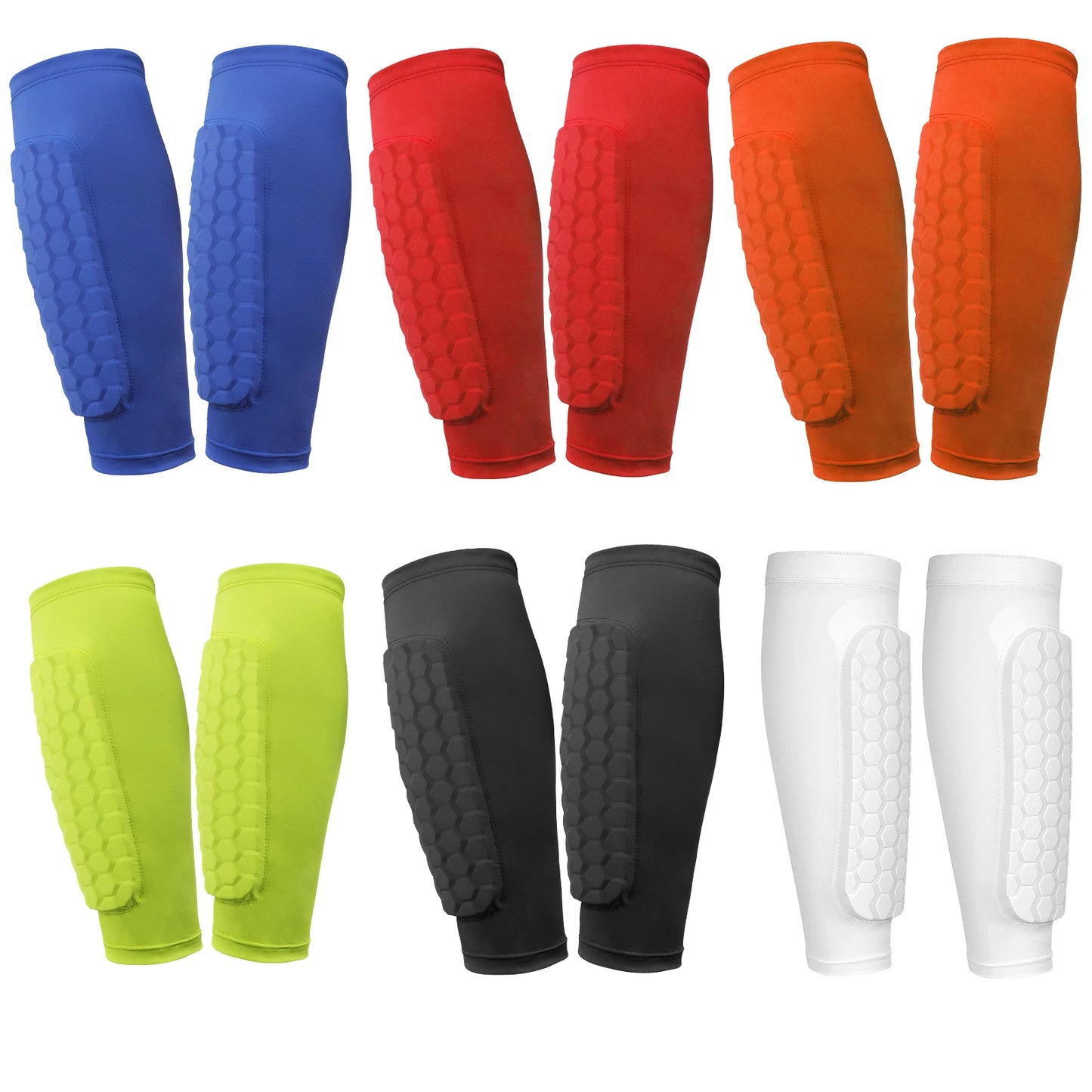 Soccer Shin Guards, with Lightweight Calf Protective Pads for Kids, Youth, Adults