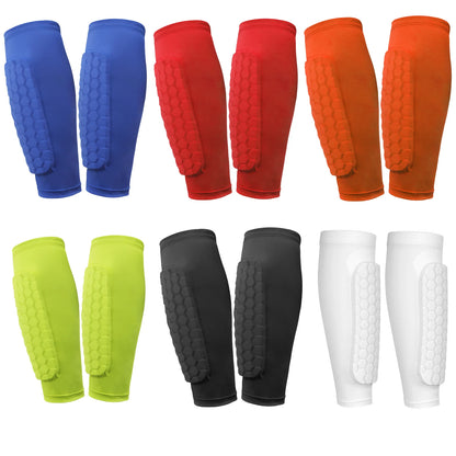 Soccer Shin Guards, with Lightweight Calf Protective Pads for Kids, Youth, Adults