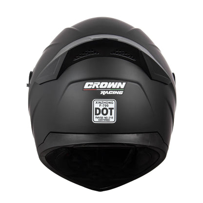 Full Face Motorcycle Helmet, Dual Lens, DOT Certified All-Season Helmet